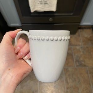 10 Lenox French Carved Pearl Coffee Mugs